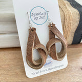 Knot Earrings: Vintage Cowboy