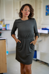 Timeless Easy Dress - Charcoal