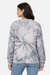 Vintage Canvas Soft Stretchy Fleece Tie Dye Sweatshirt