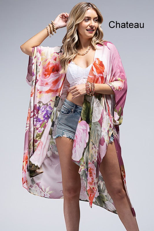 One Size Beautiful Long Kimonos - Multiple Colors