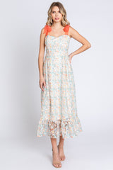 Lovelo by Gee Gee Floral Embroidered Midi Dress