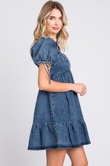 Gee Gee Cheeky Blue Denim Mini Dress