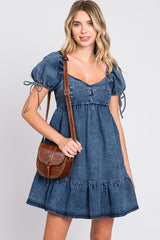 Gee Gee Cheeky Blue Denim Mini Dress