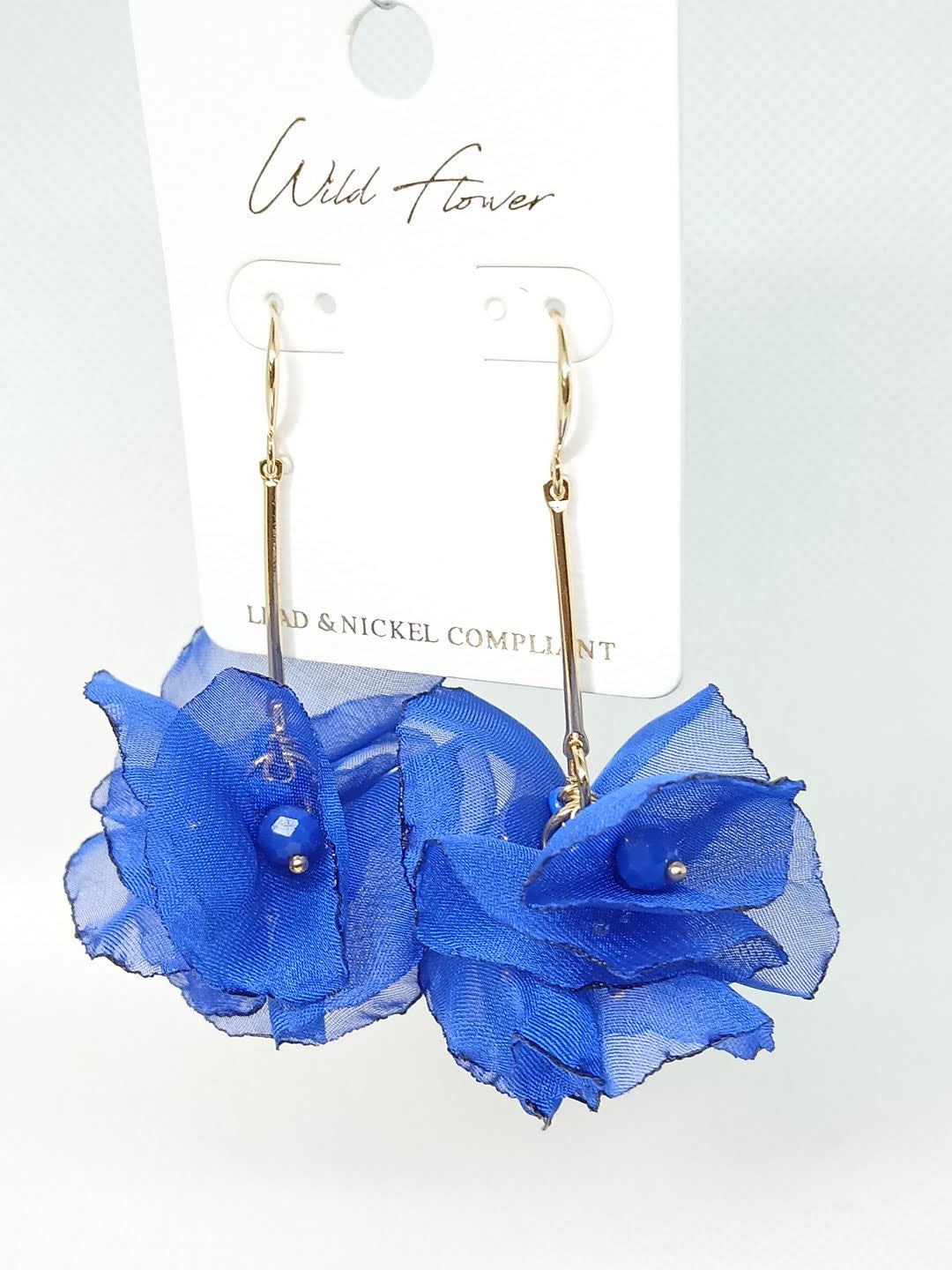 Dangle Muse Drop Earrings - Royal Blue