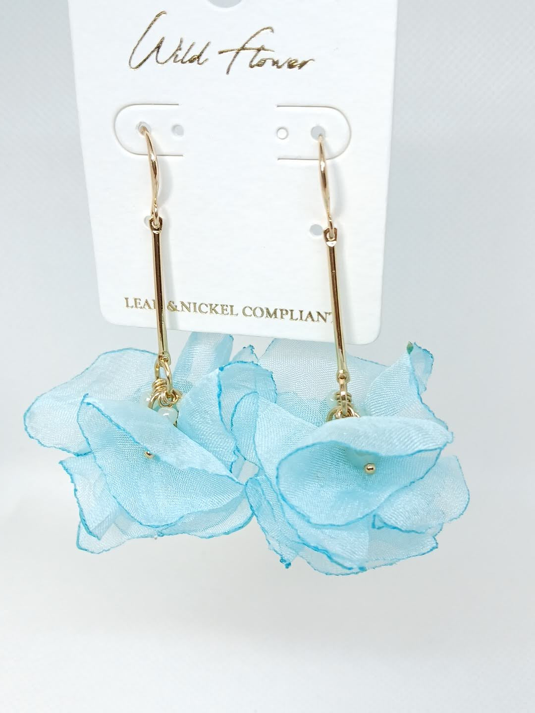 Dangle Muse Drop Earrings - Light Blue