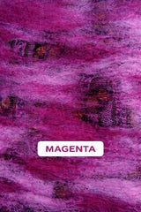 Merino Wool Silk Felt Upcycle Art Sari Scarf - Multiple Colors