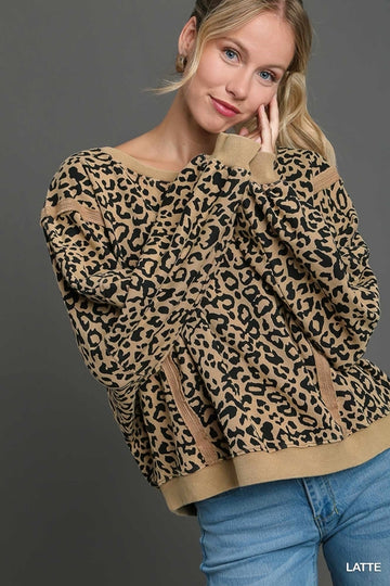 The Elena Leopard Blouse Long Sleeve Bodysuit – The Frosted Boutique