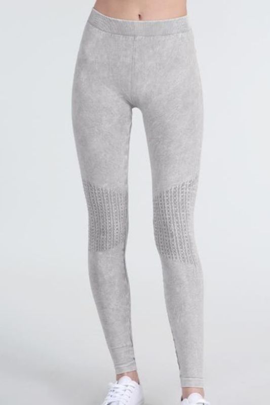 Nikibiki Waffle Knee Shirring Leggings