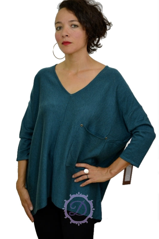 Kerisma Raven Sweater  - Dk. Teal