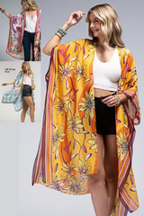 One Size Beautiful Long Kimonos - Multiple Colors