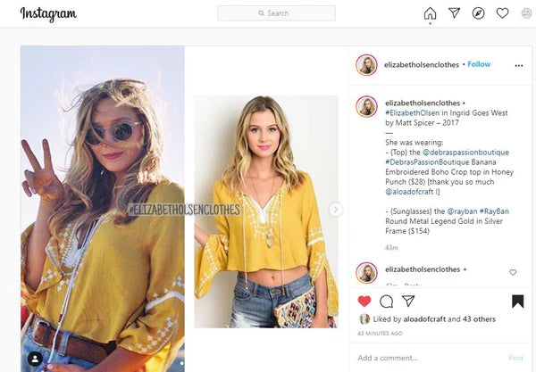 Honey Punch Lavender Embroidered Crop Top with Split Sleeves