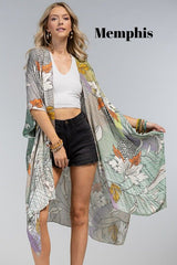 One Size Beautiful Long Kimonos - Multiple Colors