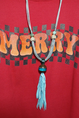 Merry Red Christmas Finish Line Fleece Sweatshirt