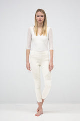 Beulah Moto Zipper Leggings Multiple Colors