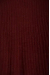 Kori Ribbed Cardigan Vest - Burgundy