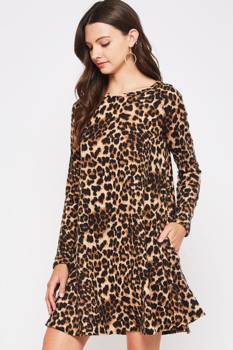 Beeson River Brushed Leopard Dress
