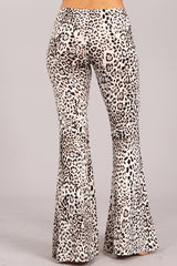 Chatoyant Leopard Skinny Pants - Black Taupe