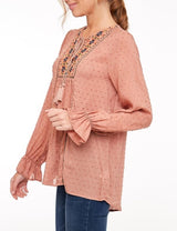 L Love Babydoll Top - Mauve