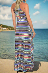 Gilli Multi Stripes Maxi Dress