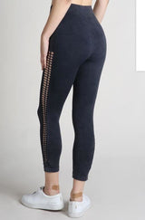 Nikibiki Braid 7/8 Leggings - Denim or Ice Blue