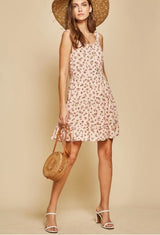 Andree by Unit Floral Print Cutie Dress - Blush