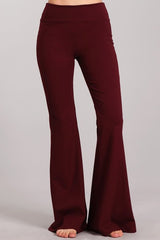 Chatoyant Ponte Tummy Slimming Pants - Wine