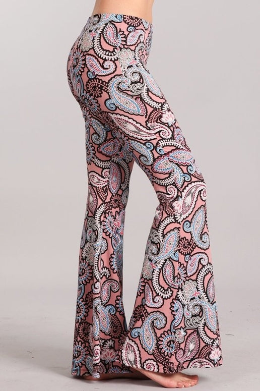 Chatoyant Boho Mod Paisley Skinny Pants