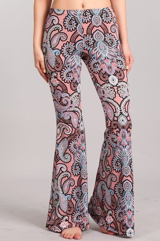 Chatoyant Boho Mod Paisley Skinny Pants