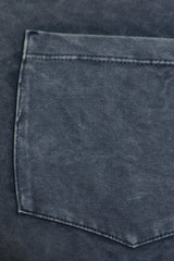 Chatoyant Blue Grey Back Pocket Bell Bottom Plus Pants