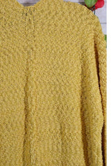 Popcorn Cardigan Sweater - Blush or Mustard