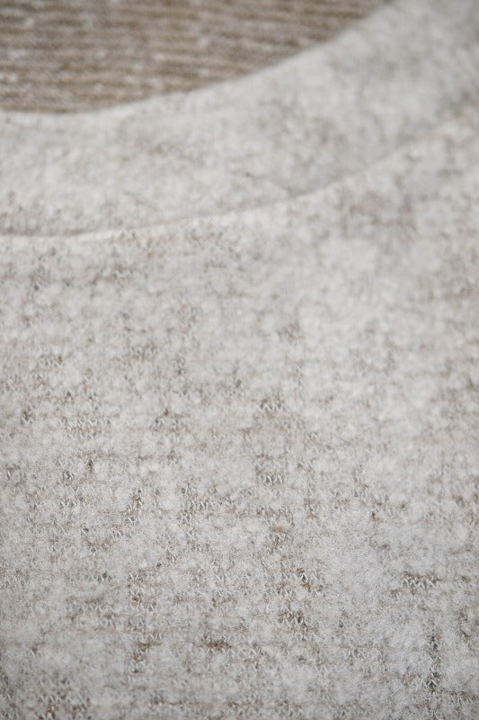 Cherish Balloon Sleeve Top - Taupe