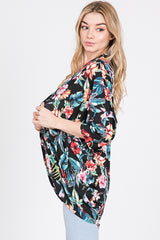 Lime N Chili Tropical Floral Kimono