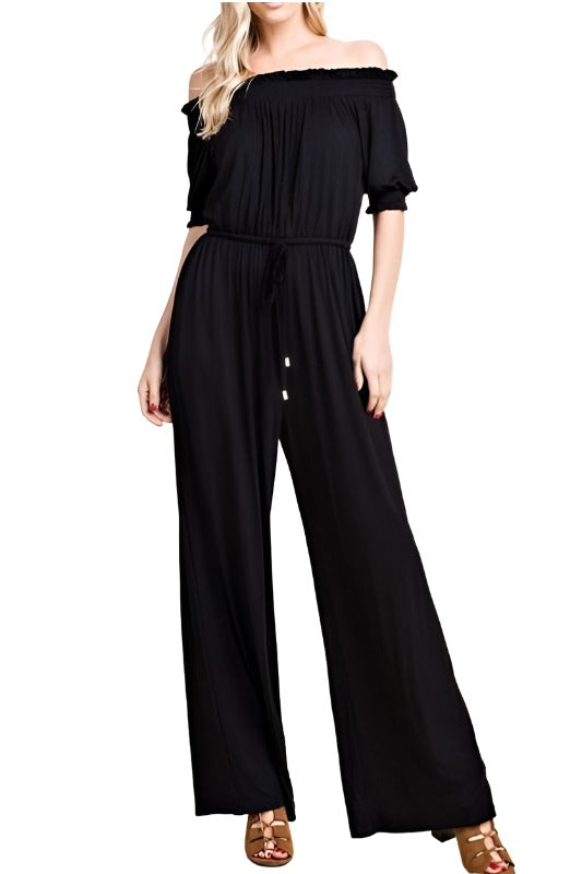 Keep It Simple Jumpsuit - Black