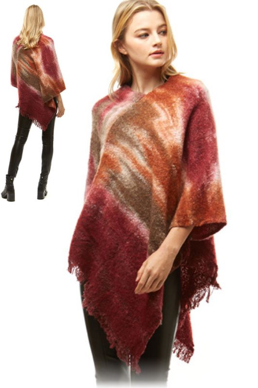 LOF Poncho - Burgundy