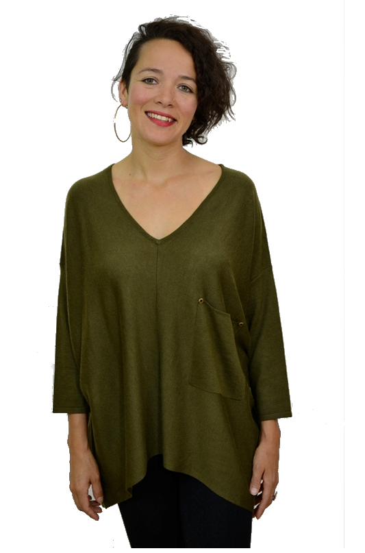 Kerisma Raven Sweater - Army Olive