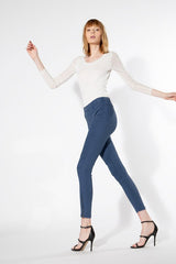 Beulah Moto Zipper Leggings 4 Colors