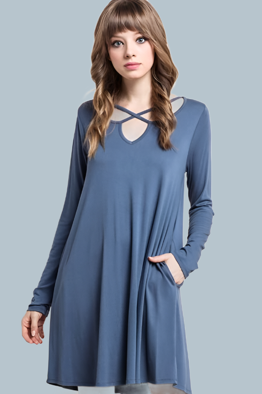 dusty navy blue dress Alfred Sung Women's Off the Shoulder Puff Sleeve Satin Gown - Blue
