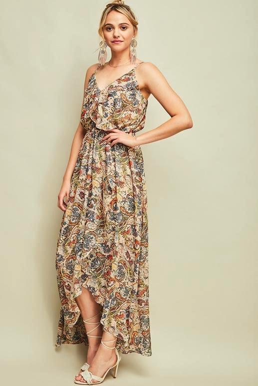 entro maxi dress Green and Blue Floral Eyelet with Puff Sleeves Simply Dixie Boutique Large This fuchsia woven maxi dress features a V ENTRO Margo Maxi Dress -