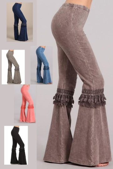 Dusty Rose Suede Big Bells  Bell bottoms outfit, Flattering pants, Bell  bottom yoga pants