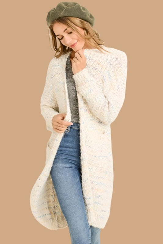 Gilli Soft as Petals Chenille Cardigan Sweater