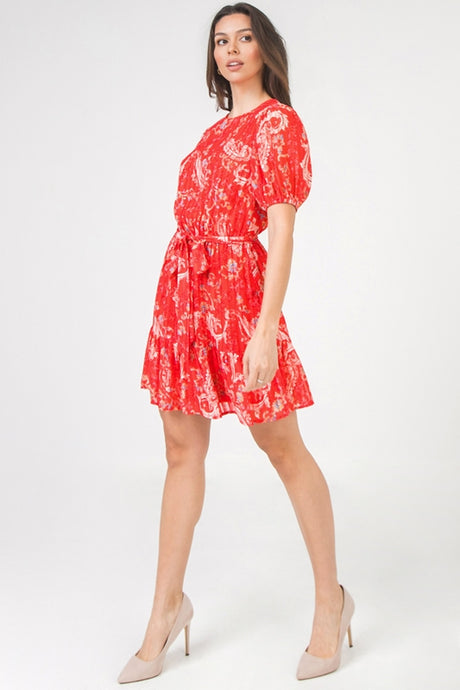 My Heart Is With You Dress - Red