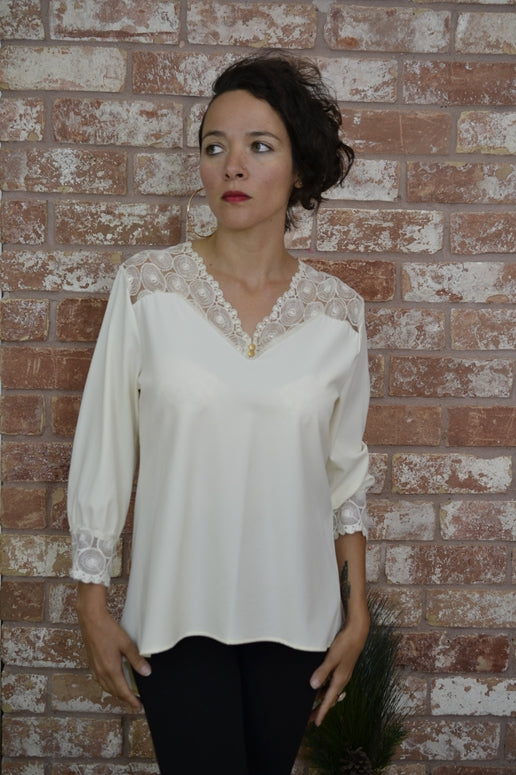 Urban Mango Blouse - Cream