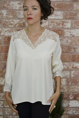 Urban Mango Blouse - Cream